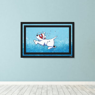 Toile KiniArt Westie Diver