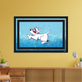 Toile KiniArt Westie Diver (Insitu(Salon))