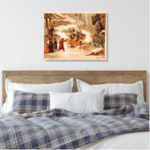 Toile Kiralfy "Autour du monde" Massacre indien (Insitu(Chambre))