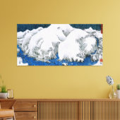 Toile Kiso Road Snowstorm Hiroshige Art japonais (Insitu(Salon))