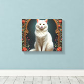 Toile Kit de peinture diamantée White Cat 5D (Insitu (Plancher de Bois))