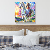 Toile Kit de peinture en diamant 5D Design de cheval do- (Insitu(Chambre))