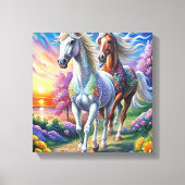 Toile Kit de peinture en diamant 5D Design de cheval do- (Recto)