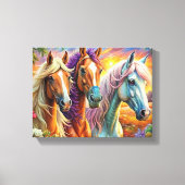 Toile Kit de peinture en diamant 5D Design de cheval do- (Recto)