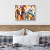 Toile Kit de peinture en diamant 5D Design de cheval do- (Insitu(Chambre))