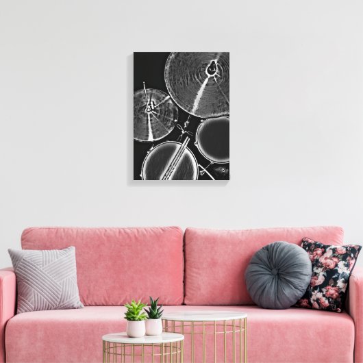 Toile Kit tambour d'art cool Canvas Snare Drumsticks (Insitu(Salon))