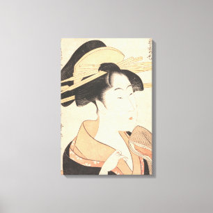 Toile Kitagawa Utamaro Azumaya no Hana art japonais de d