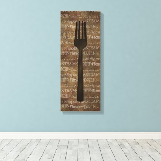 Toile Kitchen Words Art (Insitu (Plancher de Bois))