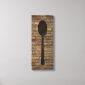 Toile Kitchen Words Art III (Recto)