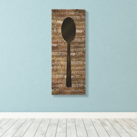 Toile Kitchen Words Art III (Insitu (Plancher de Bois))