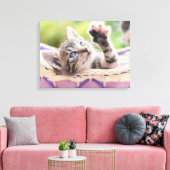 Toile Kitten Dans Un Panier (Insitu(Salon))
