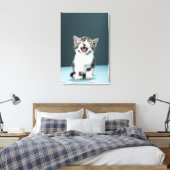 Toile Kitten mewing (Insitu(Chambre))