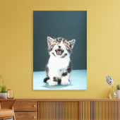 Toile Kitten mewing (Insitu(Salon))