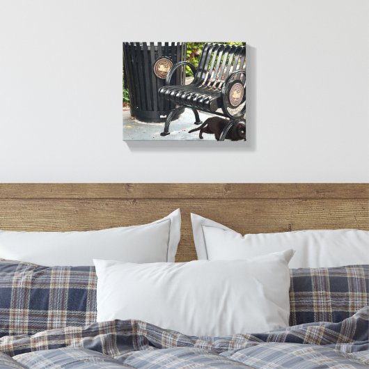 Toile Kitty dans le parc (Insitu(Chambre))