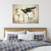 Toile Kitty et Butterfly (Insitu(Chambre))