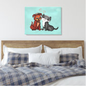 Toile Kitty et Puppy (Insitu(Chambre))