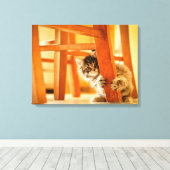 Toile Kitty Sous Présidence (Insitu (Plancher de Bois))