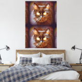 Toile kittycat noir double (Insitu(Chambre))
