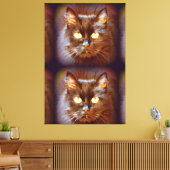 Toile kittycat noir double (Insitu(Salon))