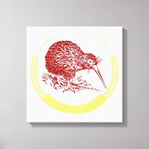 Toile Kiwi Bird