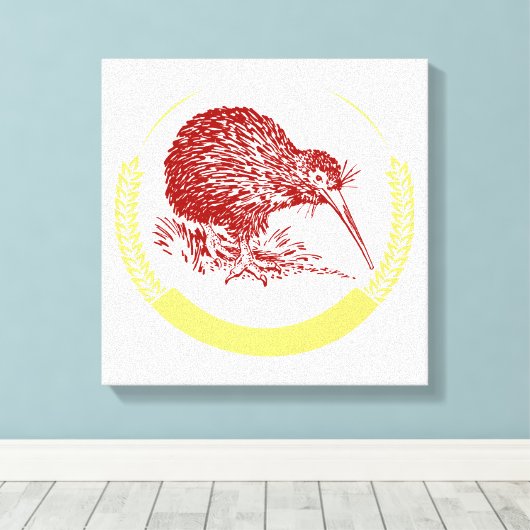Toile Kiwi Bird (Insitu (Plancher de Bois))