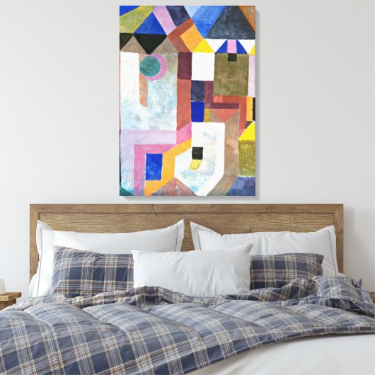 Toile Klee - Architecture colorée (Insitu(Chambre))
