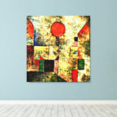 Toile Klee - Balloon rouge (Insitu (Plancher de Bois))