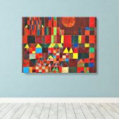 Toile Klee - Château et Soleil (Insitu (Plancher de Bois))