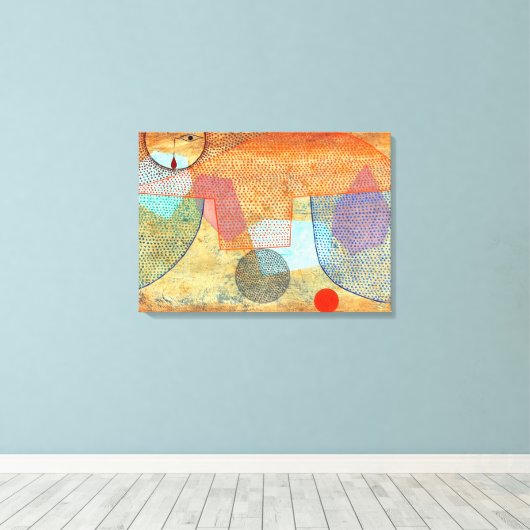 Toile Klee - Coucher de soleil (Insitu (Plancher de Bois))