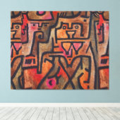 Toile Klee Expressionniste Forêt Abstraite Art Moderne (Insitu (Plancher de Bois))