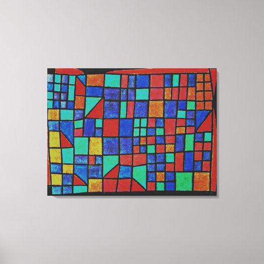 Toile Klee - Façade en verre (Recto)