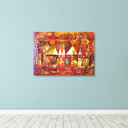 Toile Klee - Festivité Nocturne (Insitu (Plancher de Bois))