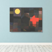 Toile Klee - Feu, Pleine lune, (Insitu (Plancher de Bois))