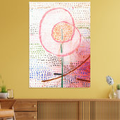 Toile Klee - Floraison, art abstrait, (Insitu(Salon))