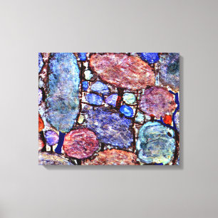 Toile Klee - Forêt Colorée, peinture célèbre