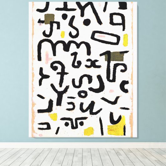 Toile Klee - Gesetz, art abstrait (Insitu (Plancher de Bois))