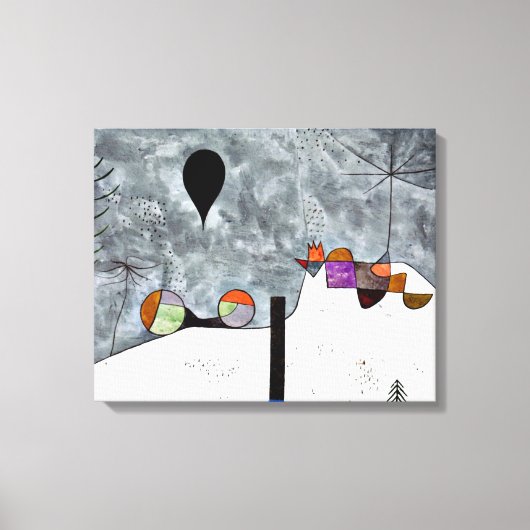 Toile Klee - Hiver, oeuvre populaire, (Recto)