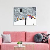 Toile Klee - Hiver, oeuvre populaire, (Insitu(Salon))