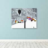 Toile Klee - Hiver, oeuvre populaire, (Insitu (Plancher de Bois))