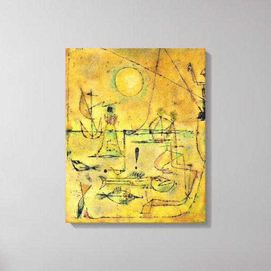 Toile Klee - Ils sont en train de mordre (Recto)