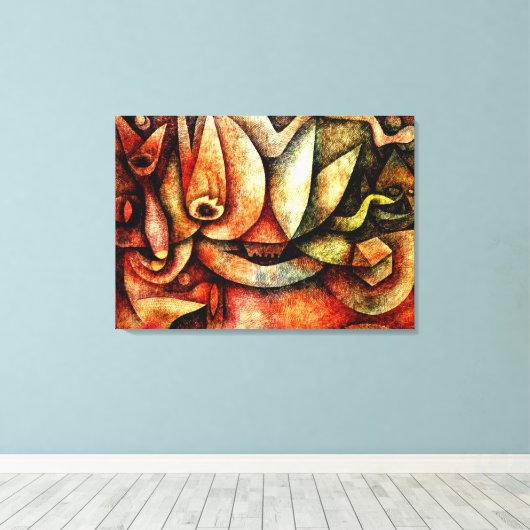 Toile Klee - Indiscrétion (Insitu (Plancher de Bois))