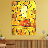 Toile Klee - Manteau rouge (Insitu(Salon))