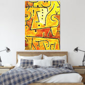 Toile Klee - Manteau rouge (Insitu(Chambre))