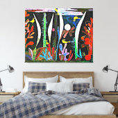 Toile Klee - Paysage aux oiseaux jaunes (Insitu(Chambre))