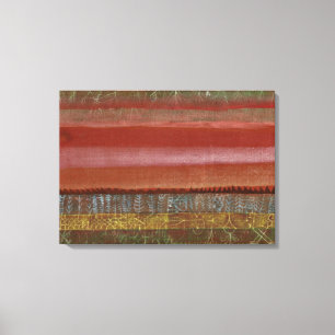 Toile Klee - Paysage plat, art abstrait