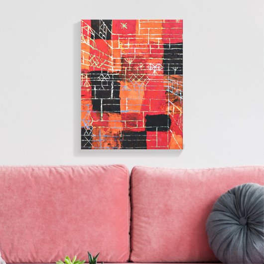 Toile Klee - Perspective de configuration (Insitu(Salon))