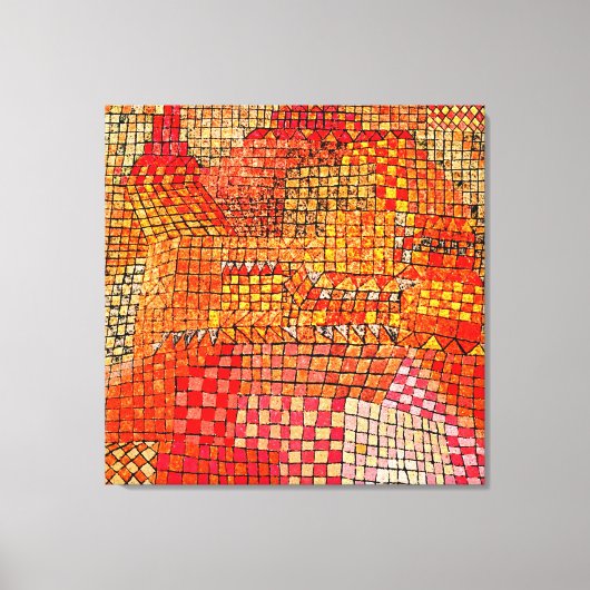 Toile Klee - Town Castle Kr. (Recto)