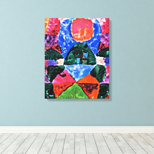 Toile Klee - Une pression de Tegernsee (Insitu (Plancher de Bois))