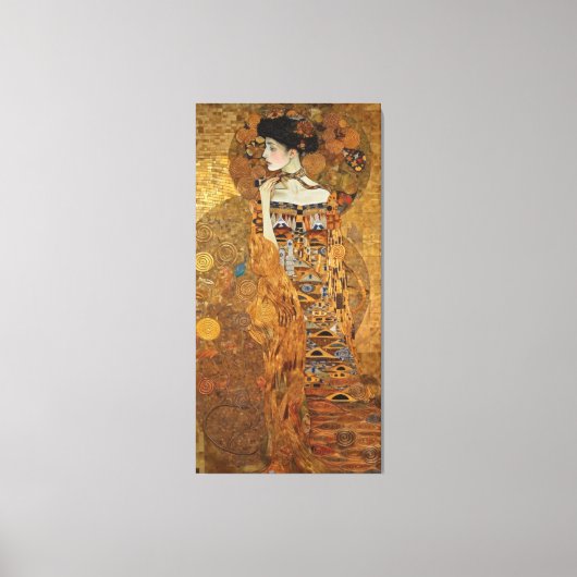 Toile Klimt Adele Bloch-Bauer peinture en mosaïque or Ca (Recto)