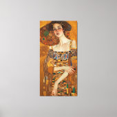 Toile Klimt Adele Bloch-Bauer peinture en mosaïque or Ca (Recto)